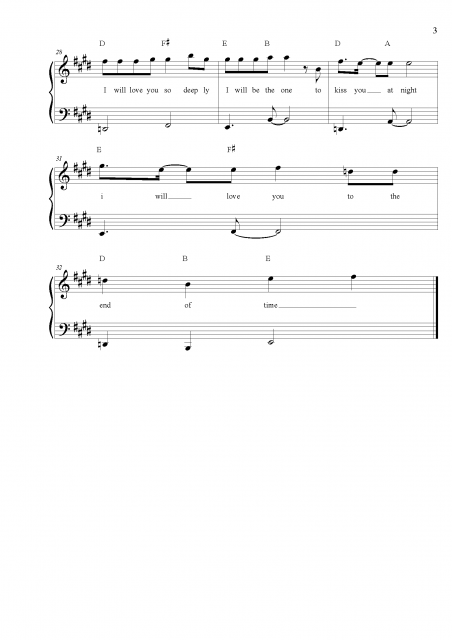 Until The End Of Time Beyonce Lyrics Beyonce Till the end of time - Фортепиано ноты скачать